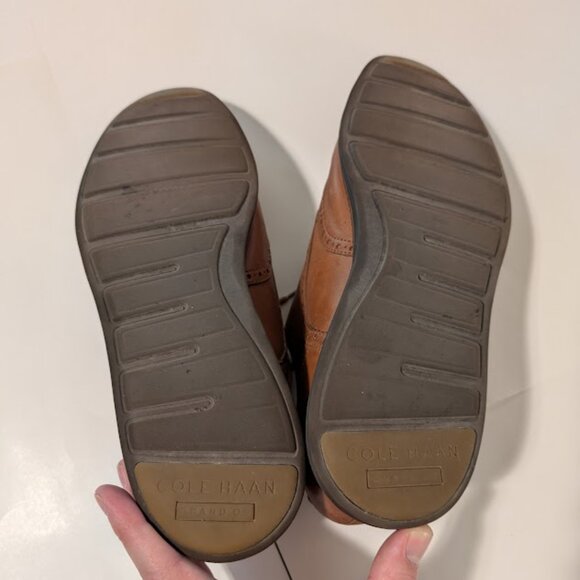 Cole Haan Men's Original Grand Shortwing Oxford Woodbury Java Brown Size 13 - Picture 9 of 11